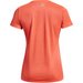 Koszulka damska Twist Tech V-Neck Under Armour - After Burn / White