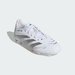 Buty piłkarskie, korki Predator League FG/MG Jr Adidas - Cloud White/Silver Metallic/Bright Royal
