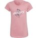 Koszulka juniorska Graphic SlimFit Adidas - różowa