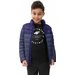 Kurtka puchowa chłopięca 4FJSS23TDJAM077 4F - denim