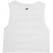 Bezrękawnik, crop top damski 4FWSS24TSLEF071 4F - biały