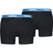 Bokserki męskie Elastic Boxer 2 pary Head - black/blue