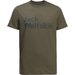 Koszulka męska Essential Logo Jack Wolfskin - island moss