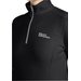 Bluza polarowa damska Taunus Jack Wolfskin - black