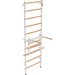 Drabinka gimnastyczna 240x80 cm z drążkiem do ćwiczeń EH-DG05 + DA31 Endorfit - biała