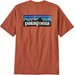 Koszulka męska P-6 Logo Responsibili Tee Patagonia - Redtail Rust