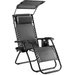 Leżak ogrodowy/plażowy składany Zero Gravity Sun Outtec - grafitowy