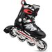 Rolki regulowane Lightning Xride - czerwone/czarne
