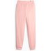Spodnie dresowe damskie ESS+ Embroidery High-Waist Puma - różowe