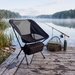 Ultralekkie krzesło turystyczne składane Moon Chair Light + pokrowiec Outtec - black