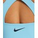 Strój kąpielowy damski Racerback One Piece Nike Swim - niebieski