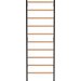 Drabinka gimnastyczna metal-drewno 225x80 cm EH-DG08 Endorfit - czarna
