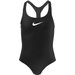 Strój kąpielowy dziewczęcy Racerback Nike Swim - czarny
