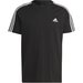 Koszulka męska Essentials Single Jersey 3-Stripes Adidas - czarny