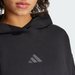 Bluza damska All french Terry 3-Stripes Hoodie Adidas - czarna