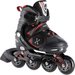 Rolki Extreme NA9080 Nils - czarno-czerwone