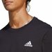 Koszulka męska Essentials Single Jersey Embroidered Small Logo Adidas - czarna