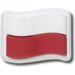 Przypinka Jibbitz Polish Flag Crocs