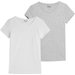 Koszulki damskie 4FSS23TTSHF583 2szt 4F - biała/szara