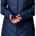 Płaszcz puchowy damski Heavenly Long Hooded Columbia - Navy