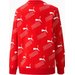 Bluza juniorska Amplified AOP Puma - czerwona