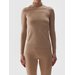 Longsleeve termoaktywny damski USEAF156 4F - jasny brąz