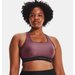 Biustonosz sportowy damski Crossback Mid Bra Under Armour - plum