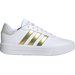 Buty Court Platform Wm's Adidas - Cloud White/Gold Metallic/Orbit Grey