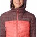 Kurtka puchowa damska Westridge Hooded Down Columbia - Beetroot, Faded peach