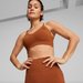 Biustonosz sportowy damski Move Shapeluxe Seamless Puma - Teak
