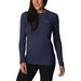 Longsleeve damski Midweight Stretch Long Sleeve Top Columbia - granatowy