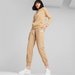 Spodnie dresowe damskie ESS Sweatpants FL Puma - dusty tan