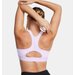 Biustonosz sportowy damski HeatGear High Under Armour - Salt Purple/White