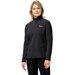 Bluza polarowa damska Taunus Jack Wolfskin - black