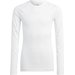 Longsleeve juniorski Techfit Aeroready Adidas - white