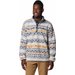 Bluza polarowa męska Rugged Ridge Half Snap Fleece Columbia - Dark Stone, Dark Mtn Madras Multi