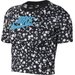 Koszulka damska NSW Heritage Top Floral SS Nike - black/blue