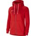 Bluza damska Park 20 Hoodie Zip Nike - czerwona