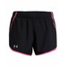 Spodenki damskie Fly By Short Under Armour - czarny