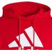 Bluza męska Essentials French Terry Big Logo Hoodie Adidas - czerwona