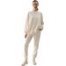 Bluza damska 4FWSS24TSWSF1055 4F - kremowy