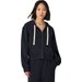 Bluza damska Vintage Wash Cropped Full-Zip Champion - Black