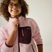 Polar juniorski Frankie Warm Fleece Regatta - pink haze/fig