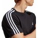 Koszulka męska Essentials Single Jersey 3-Stripes Adidas - czarny