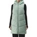 Kamizelka puchowa damska 4FWSS24TVJAF114 4F - jasna zieleń