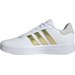 Buty Court Platform Wm's Adidas - Cloud White/Gold Metallic/Orbit Grey