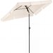 Parasol ogrodowy prostokątny Recto 125x200cm Luverno - beżowy