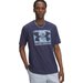 Koszulka męska ABC Camo Boxed Logo SS Under Armour - Washed Navy/Blue Calm