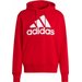 Bluza męska Essentials French Terry Big Logo Hoodie Adidas - czerwona
