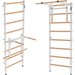 Drabinka gimnastyczna 210x80 cm z drążkiem do ćwiczeń EH-DG06 + DA32 Endorfit - biała